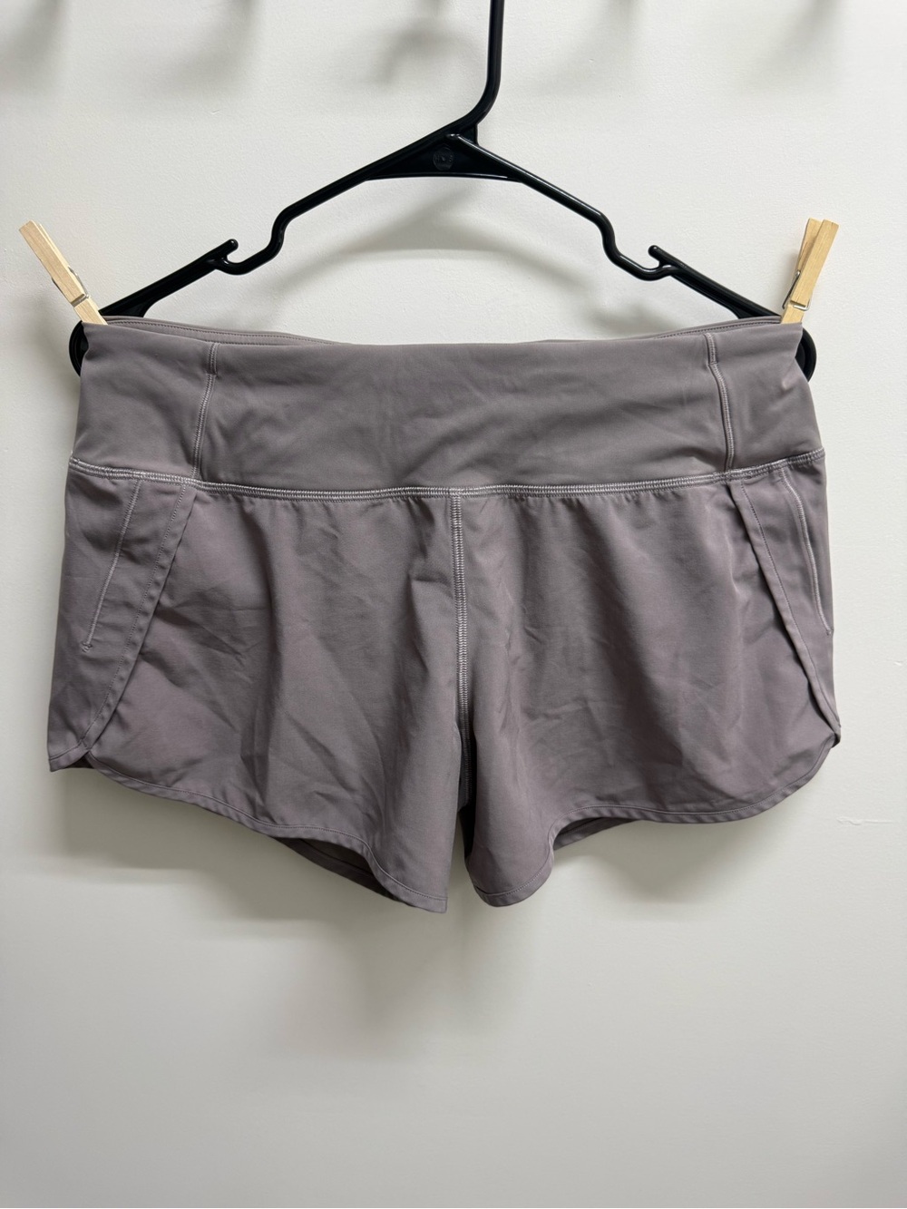 CRZ Yoga Women’s Running Shorts - purple/grayish color